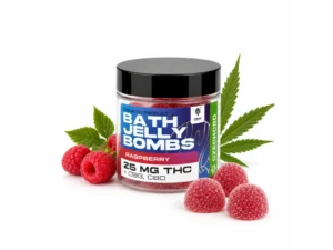 THC BATH JELLY BOMBS 15stk Raspberry