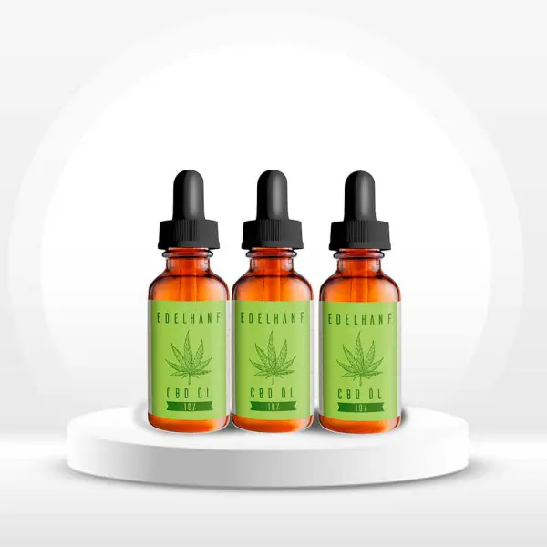 Edelhanf-3er-bundle 3x Edelhanf CBD Öl