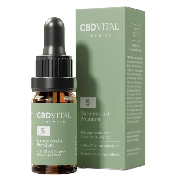 CBD Natural Extract PREMIUM Öl 5% kaufen